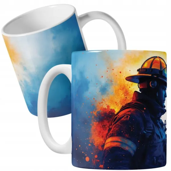 Kubek ceramiczny Dla Strażaka Wóz Strażacki Dla Dzieci Prezent