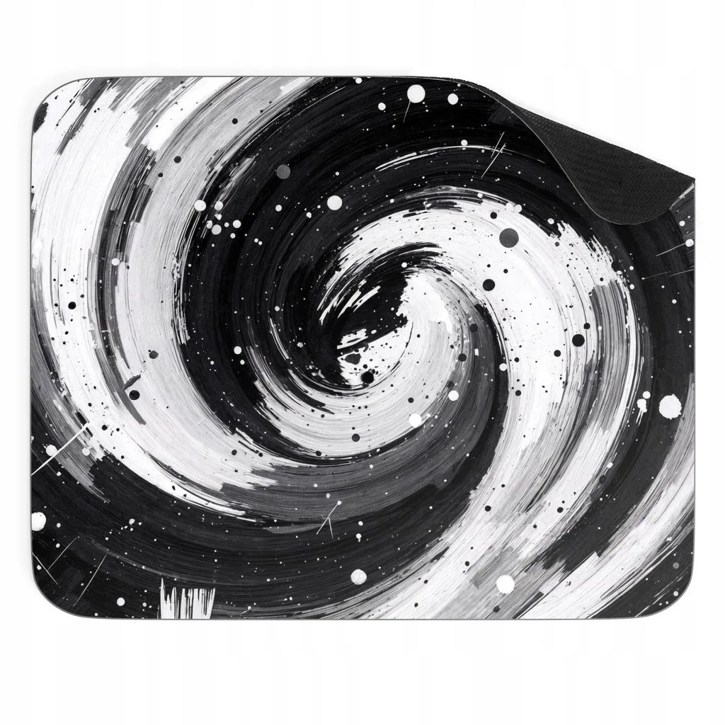 Podkładka pod mysz 22×18 cm Abstrakcja Biały Czarny