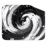 Podkładka pod mysz 22×18 cm Abstrakcja Biały Czarny