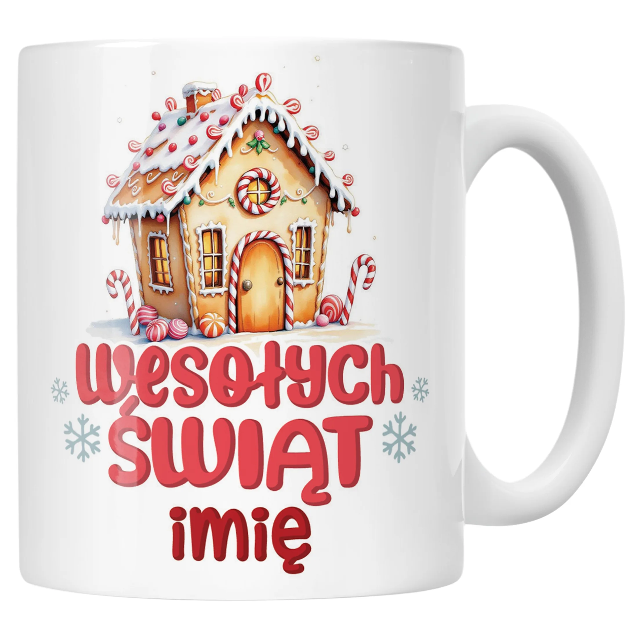 Kubek Ceramiczny Personalizowany Świąteczny Boże Narodzenie Prezent