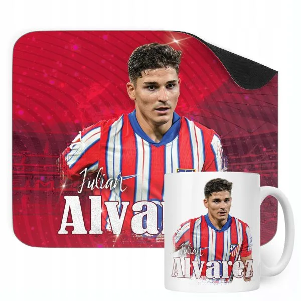 Zestaw Kubek + Podkładka pod mysz Álvarez Atlético Madryt