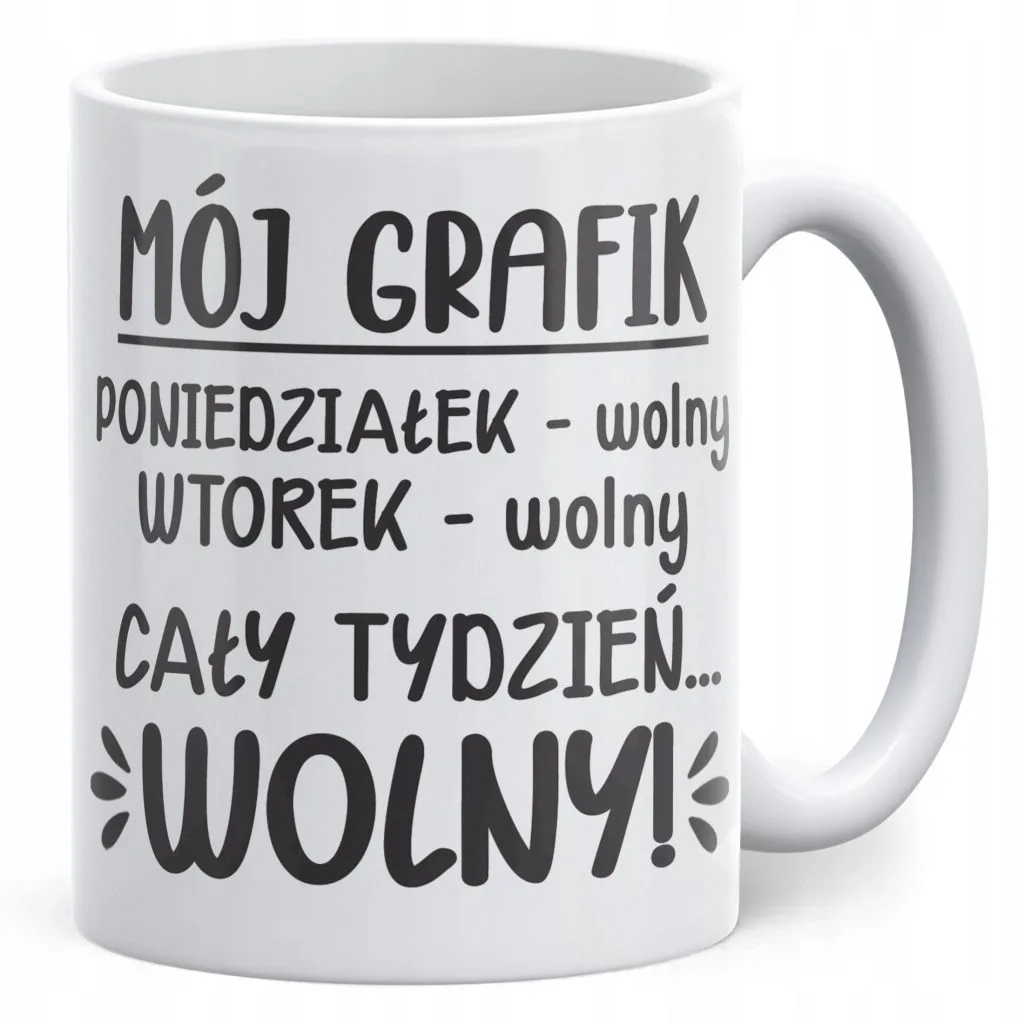 Kubek ceramiczny z okazji Emerytury Dla Emeryta Emerytki Prezent Upominek