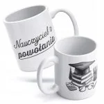 Kubek ceramiczny 330 ml Dzień Nauczyciela Nauczyciel z powołania Prezent