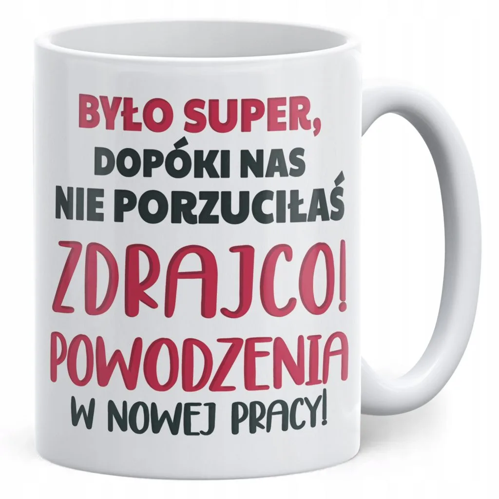 Kubek ceramiczny Pożeganie Odejście z Pracy Dla Koleżanki Prezent