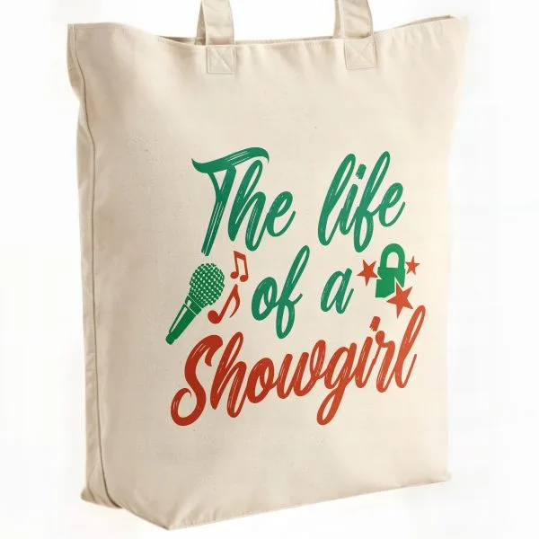 Torba bawełniana premium na zakupy Taylor Swift The Life Of A Showgirl