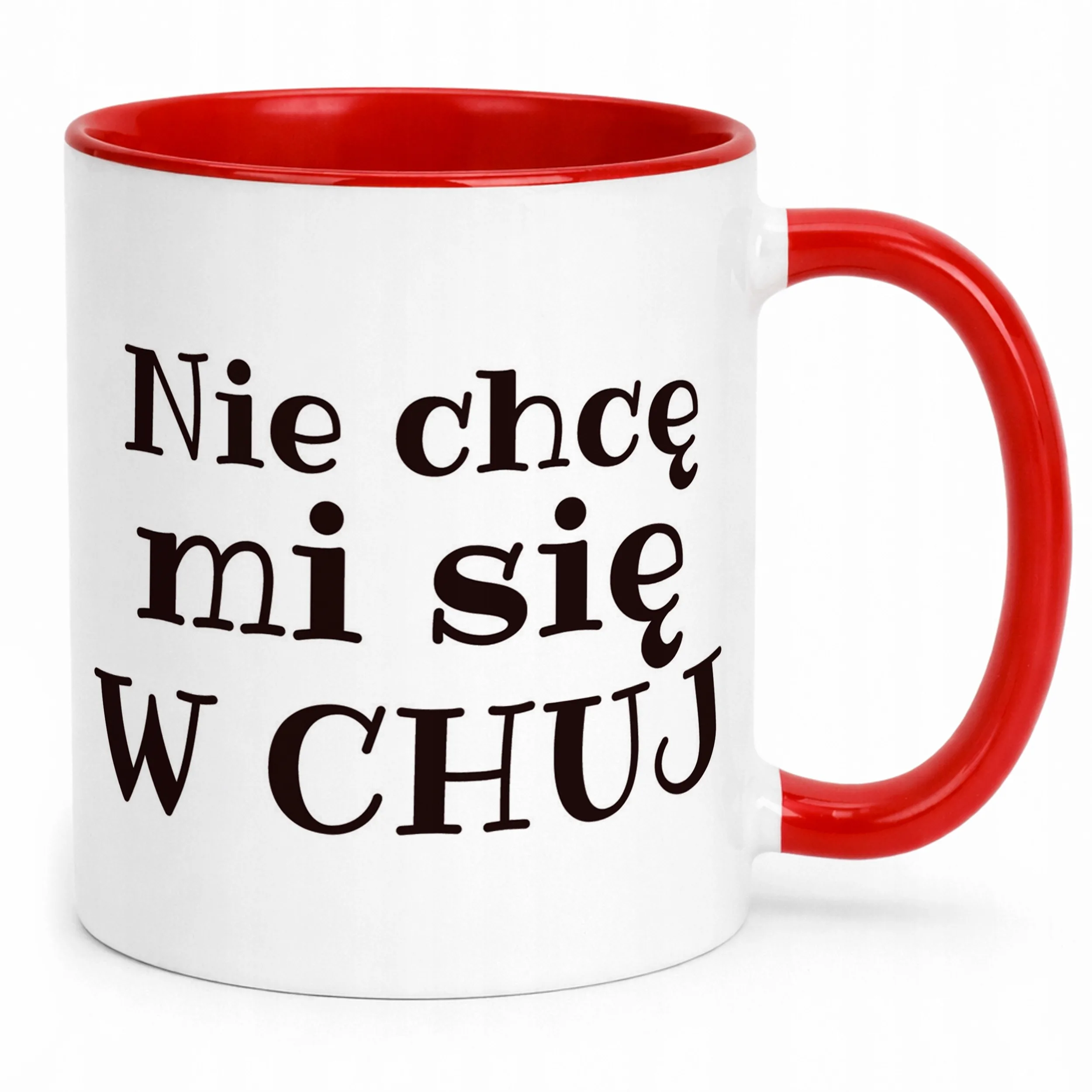 Kubek ceramiczny Nie Chcę Mi Się W Ch*j Śmieszny Zabawny Prezent