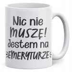 Kubek ceramiczny z okazji Emerytury Dla Emeryta Emerytki Prezent Upominek