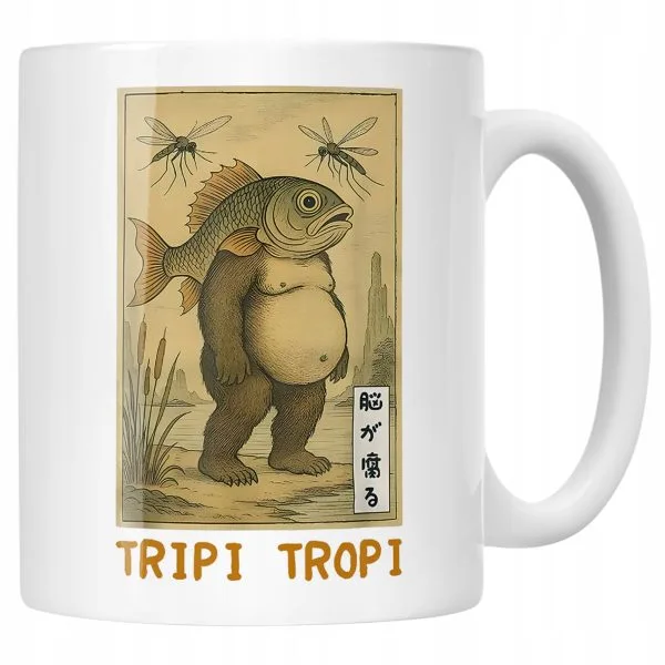 Kubek ceramiczny Trippi Troppi viral tiktok brainrot mem