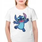 Koszulka biała dziecięca Stitch Lilo i Stich Dla Fanów
