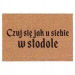 Wycieraczka Czuj się jak u siebie w stodole 1670 kokosowa pod drzwi 60x40cm