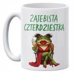 Kubek ceramiczny 330 ml Żajebista 40 Prezent Dla Kobiety Na 40 Urodziny