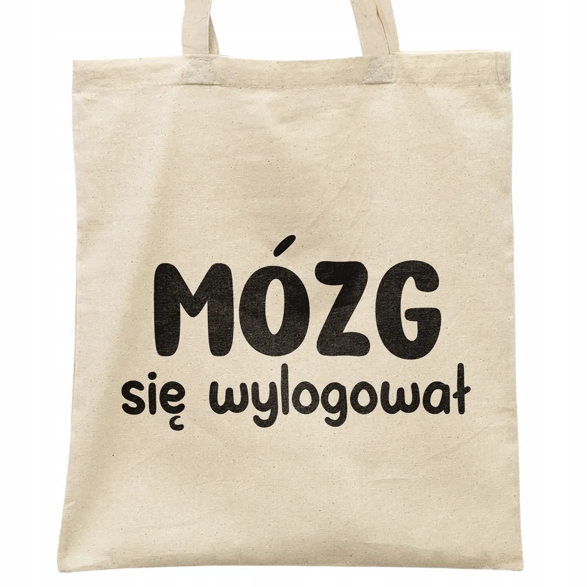 Torba bawełniana na zakupy Mózg Się Wylogował Zabawny Prezent