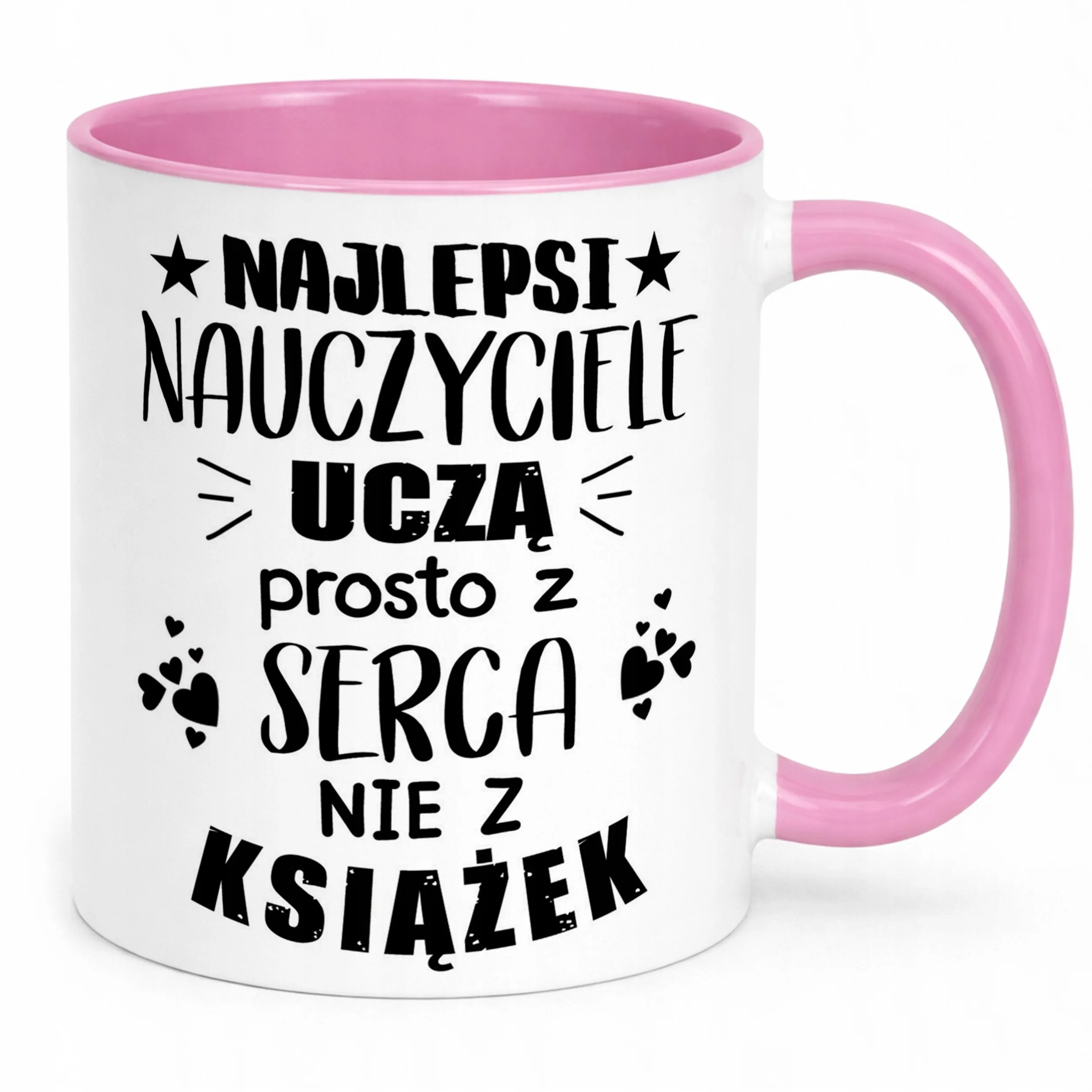 Kubek Różowy Dla Nauczyciela Nauczycielki Dzień Nauczyciela Prezent