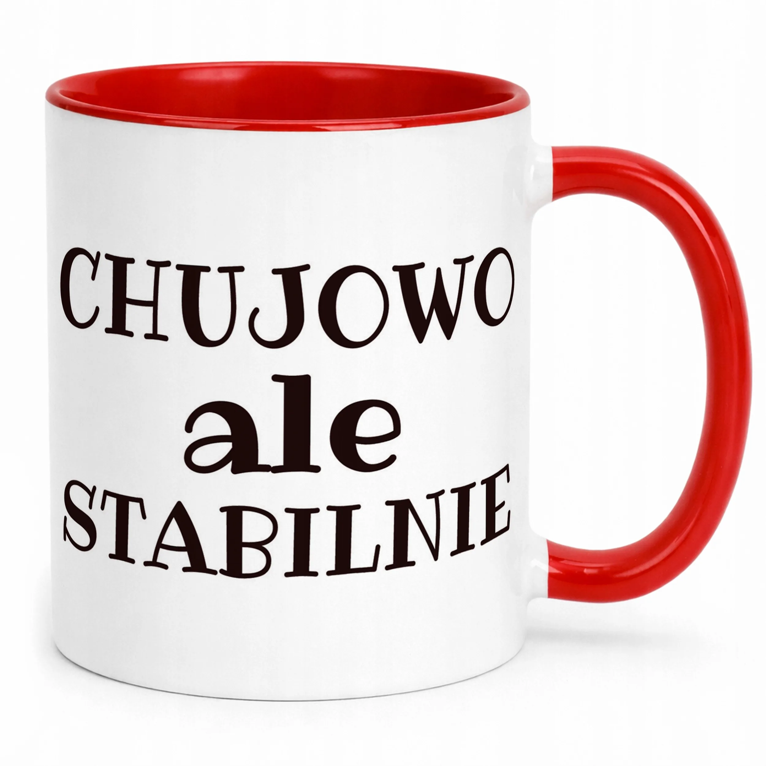 Kubek ceramiczny Ch**owo Ale Stablinie Śmieszny Zabawny Prezent