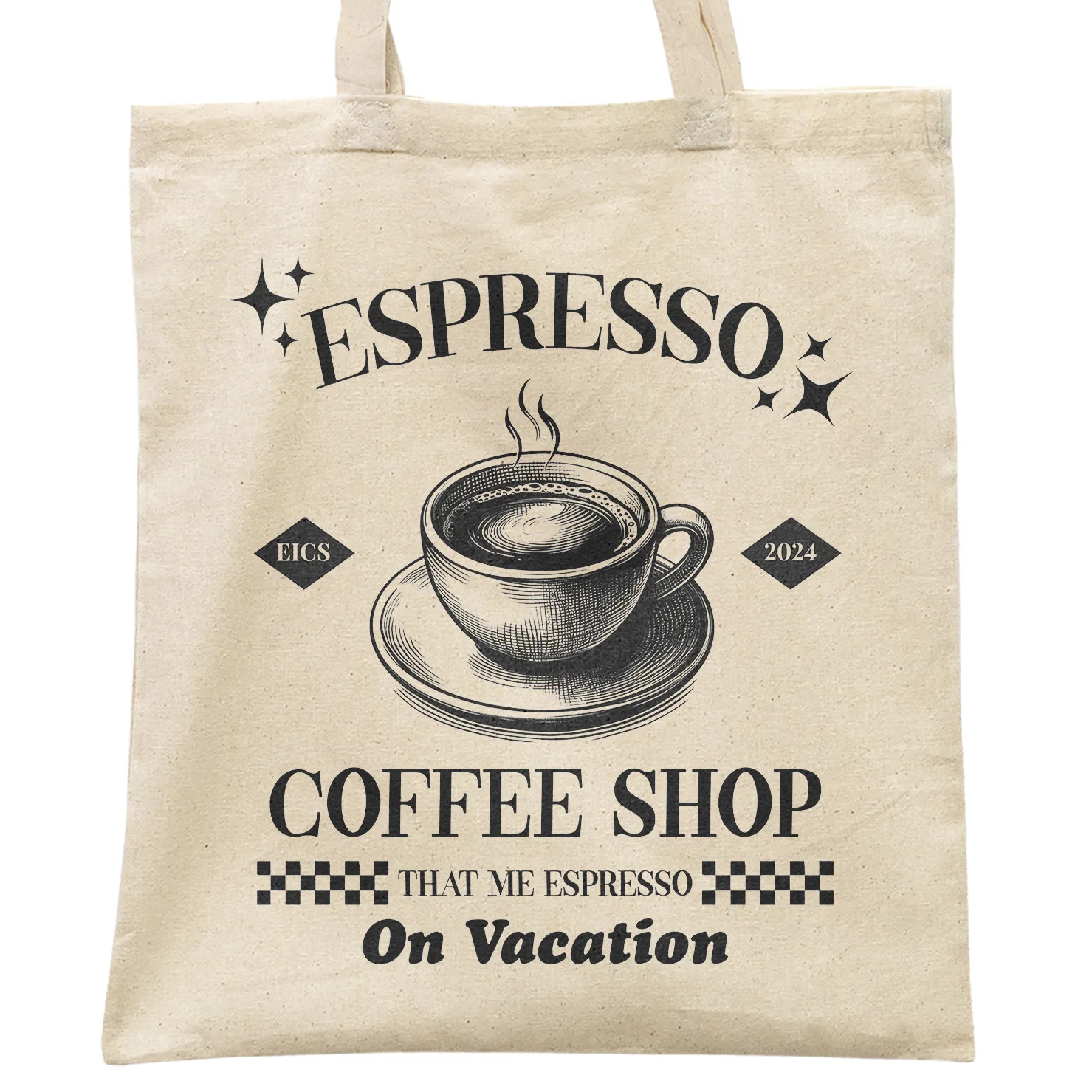 Torba bawełniana na zakupy 42×38 Sabrina Carpenter Espresso