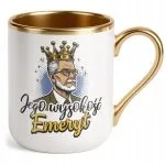 Kubek Premium Złoty Z okazji Emerytury Dla Emeryta Prezent