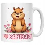 Kubek ceramiczny Kapibara Capybara Zwierzak Słodki Dla Dzieci Prezent