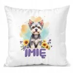 Poduszka 38x38cm Personalizowana Pies Piesek Zwierzak Słodki Dla Dzieci