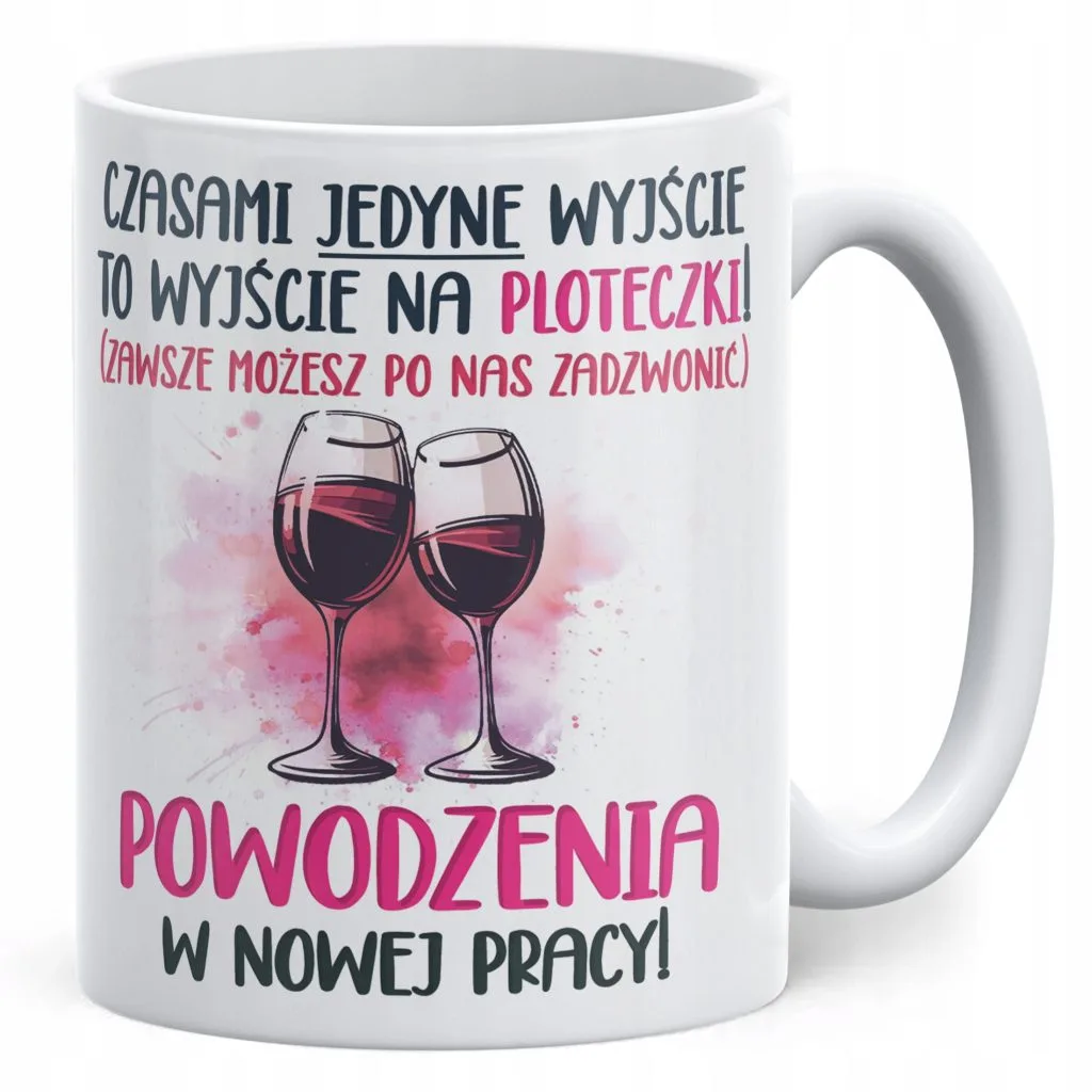 Kubek ceramiczny Pożeganie Odejście z Pracy Dla Kolegi Koleżanki Prezent