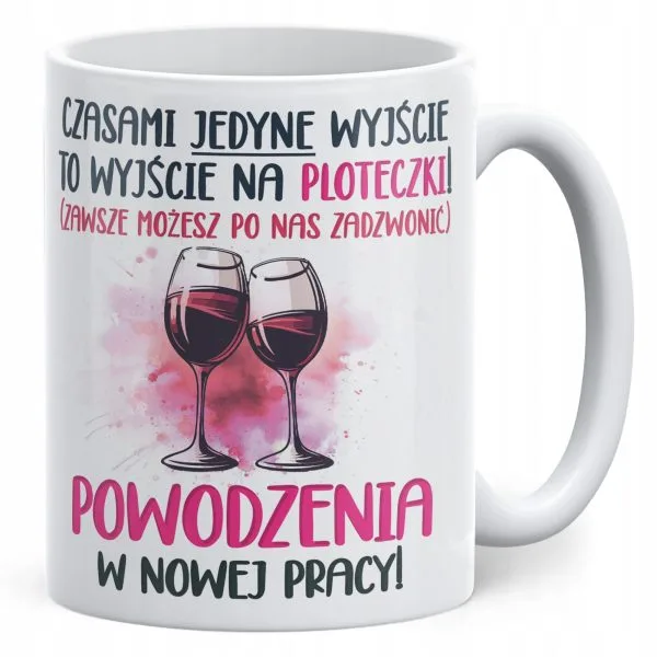 Kubek ceramiczny Pożeganie Odejście z Pracy Dla Kolegi Koleżanki Prezent