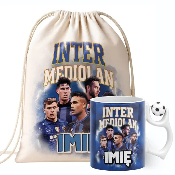 Zestaw personalizowany Kubek Piłkarski + Plecak Inter Mediolan Martínez