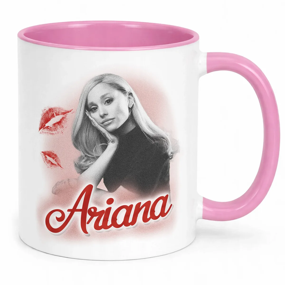 Kubek Różowy Ariana Grande Dla Fanów Prezent Upominek