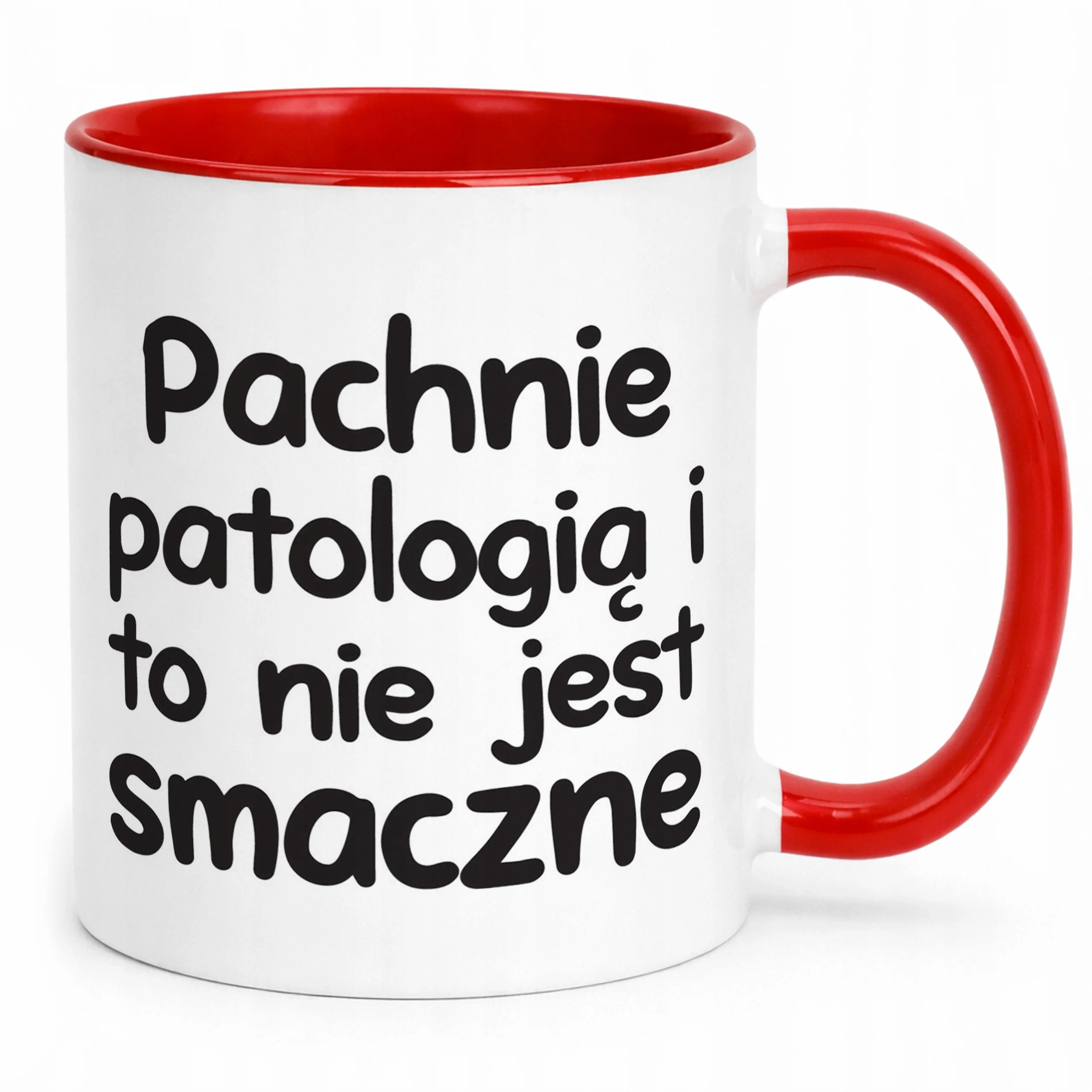 Kubek Czerwony Pachnie Patologią I To Nie Jest Śmieszny Zabawny Prezent