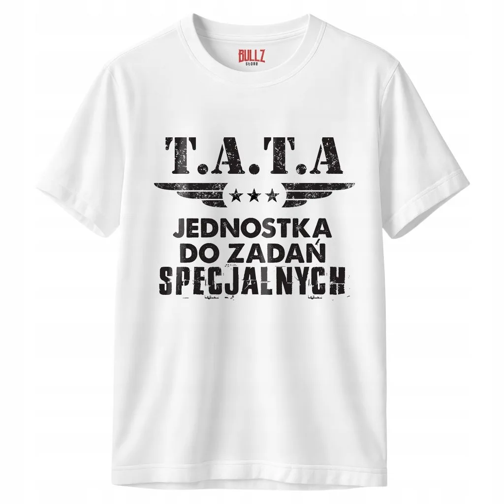 Koszulka biała męska Dzień Ojca Dla Taty Prezent
