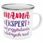Emaliowany Kubek Garnuszek Dzień Matki Dla Mamy Prezent Mama Ekspert