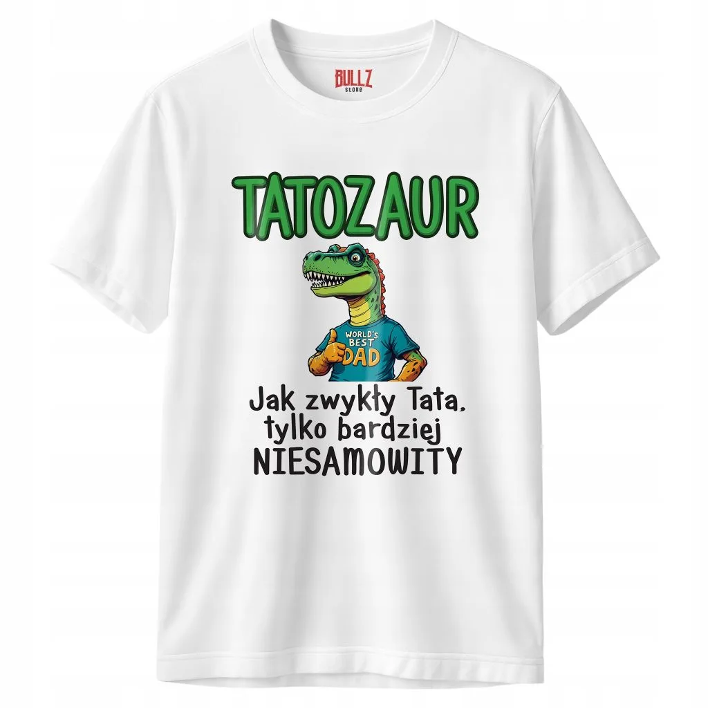 Koszulka biała męska Dzień Ojca Dla Taty Prezent r. 3XL