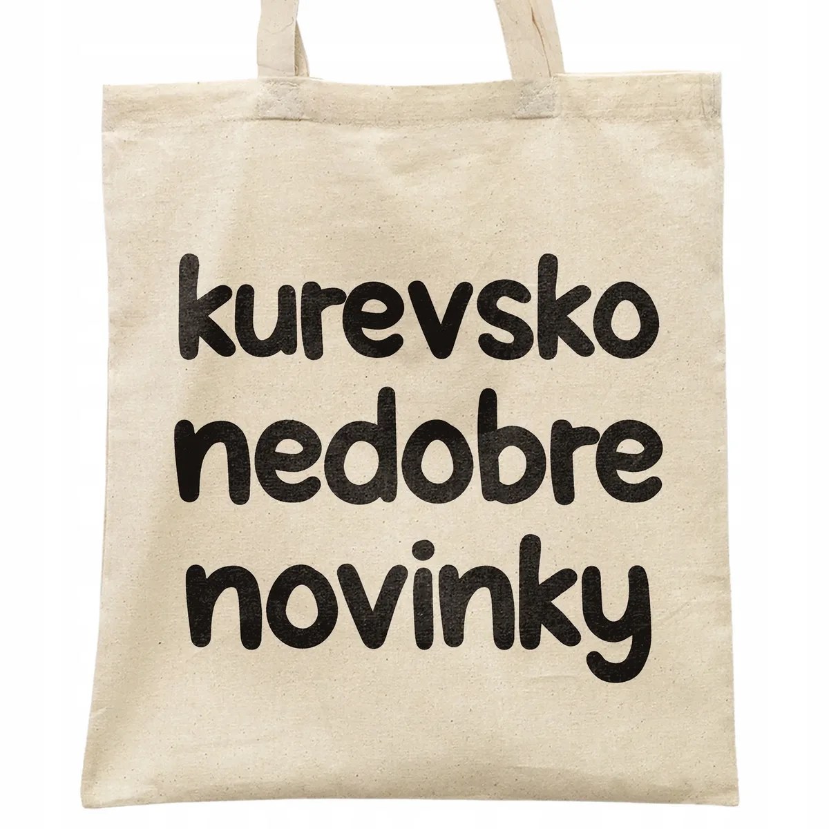 Torba bawełniana na zakupy Ku**vsko Nedobre Novinky Zabawny Prezent