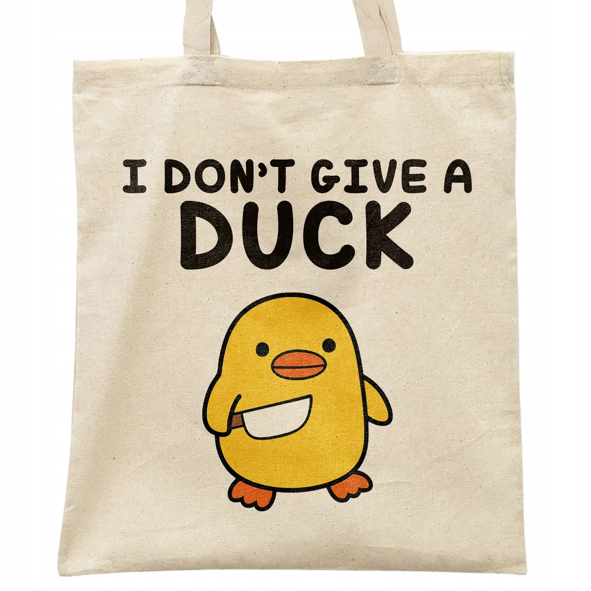 Torba bawełniana na zakupy I Don’t Give A Duck Zabawny Prezent