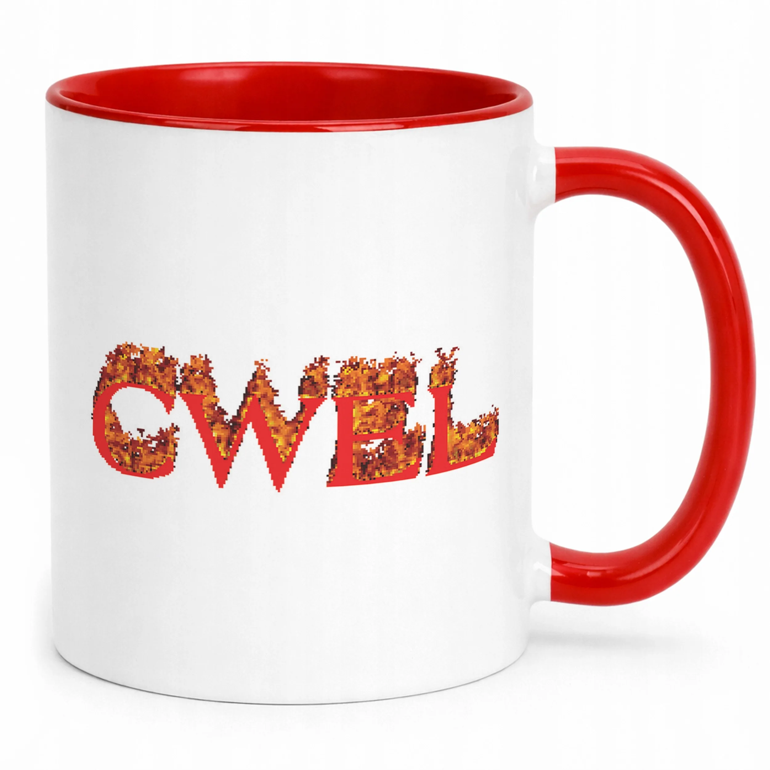Kubek ceramiczny Cwel Śmieszne Memy Zabawne Prezent