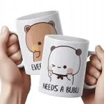 Zestaw kubków ceramicznych 330 ml Bubu i Dudu Dla Pary Prezent
