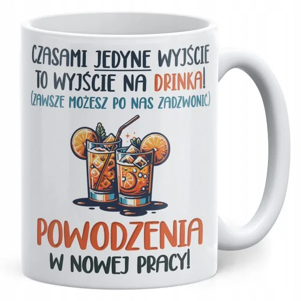Kubek ceramiczny Pożeganie Odejście z Pracy Dla Kolegi Koleżanki Prezent