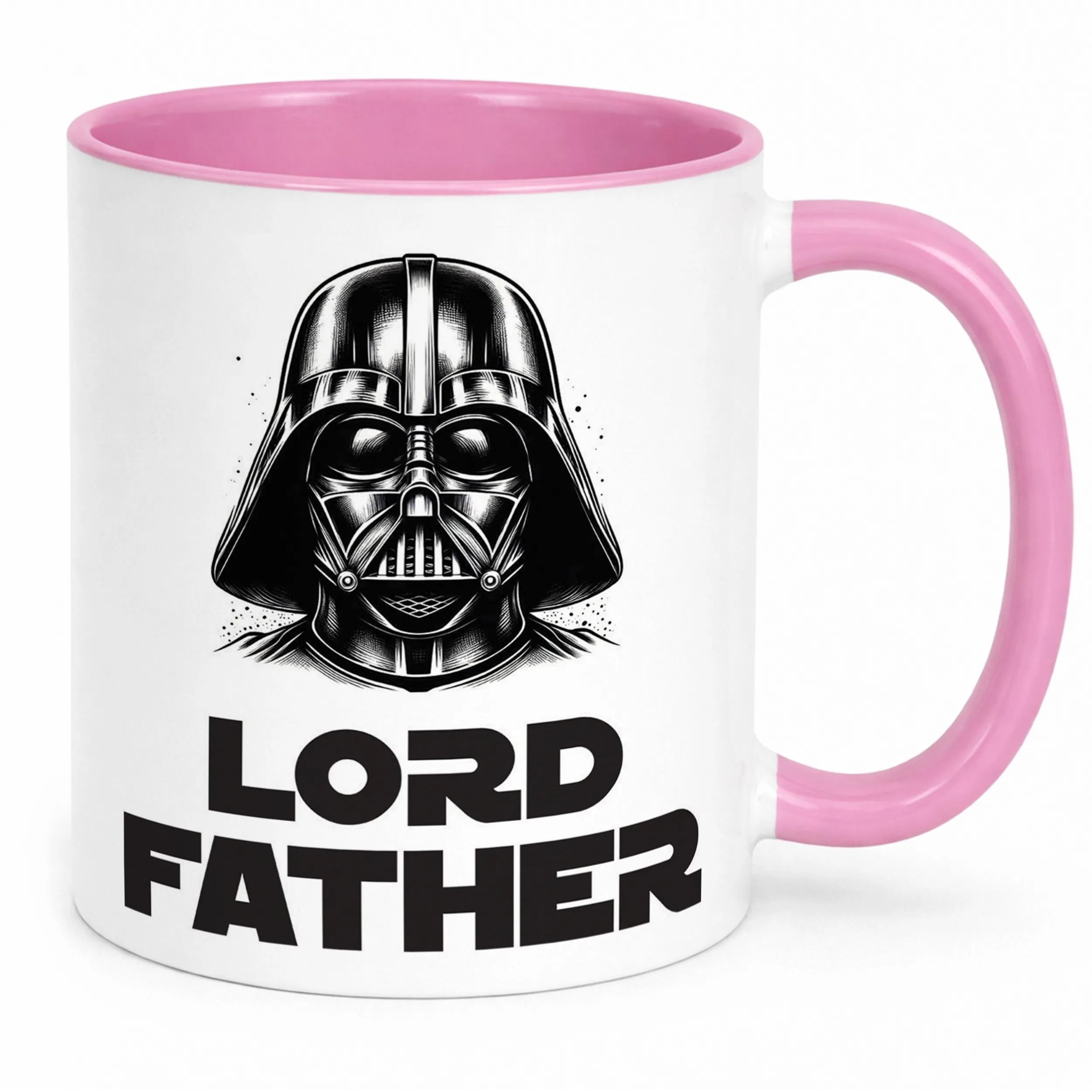 Kubek Różowy Dzień Ojca Dla Taty Lord Father Prezent