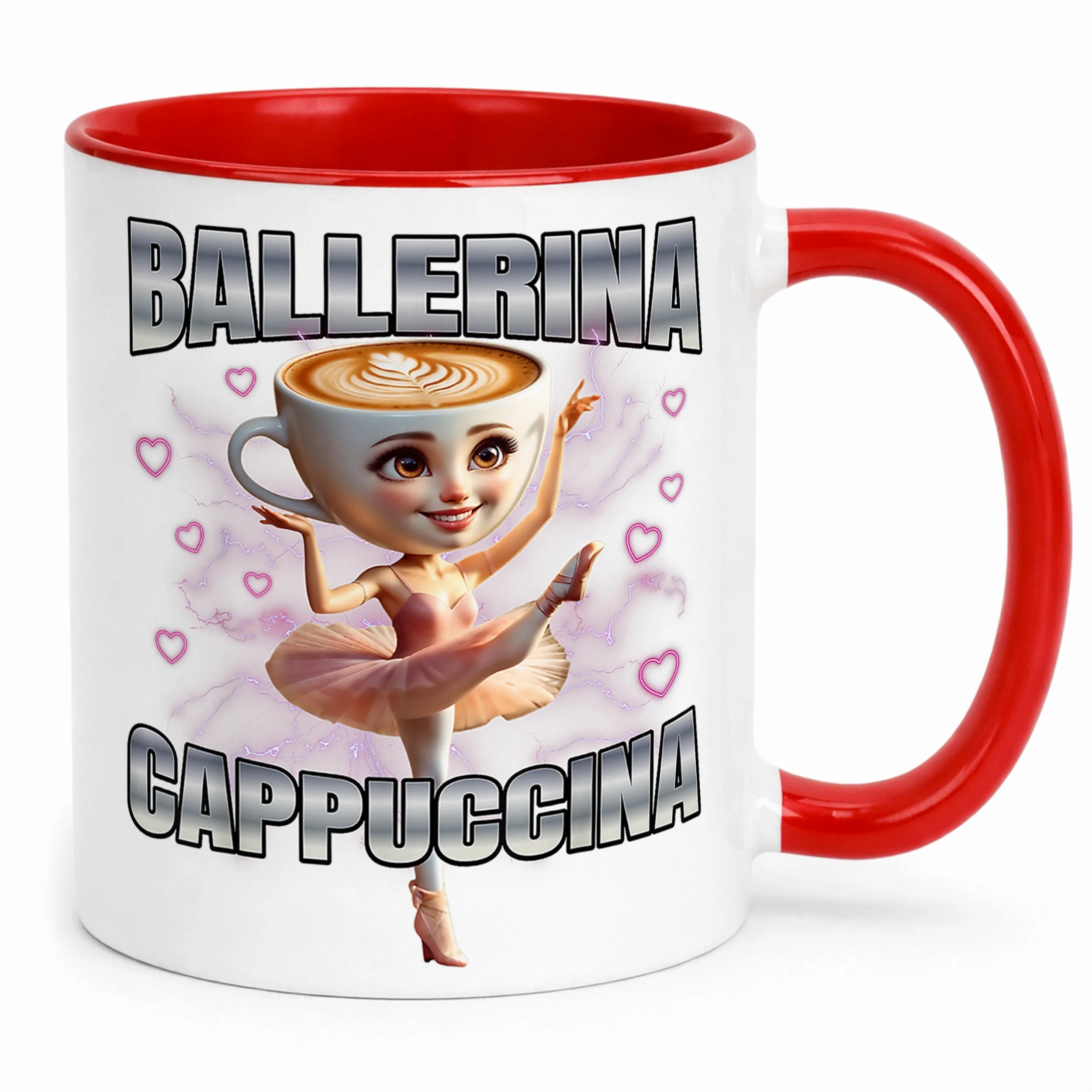Kubek ceramiczny Ballerina Cappuccina viral tiktok mem