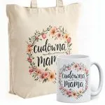 Zestaw Kubek + Torba Premium Dzień Matki Dla Mamy Prezent Upominek