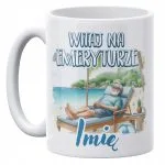 Kubek ceramiczny Personalizowany Dla Emeryta Z Okazji Emerytury Prezent