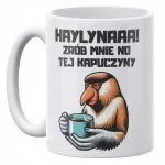 Kubek ceramiczny 330 ml Janusz Nosacz Kawa Zabawny Prezent
