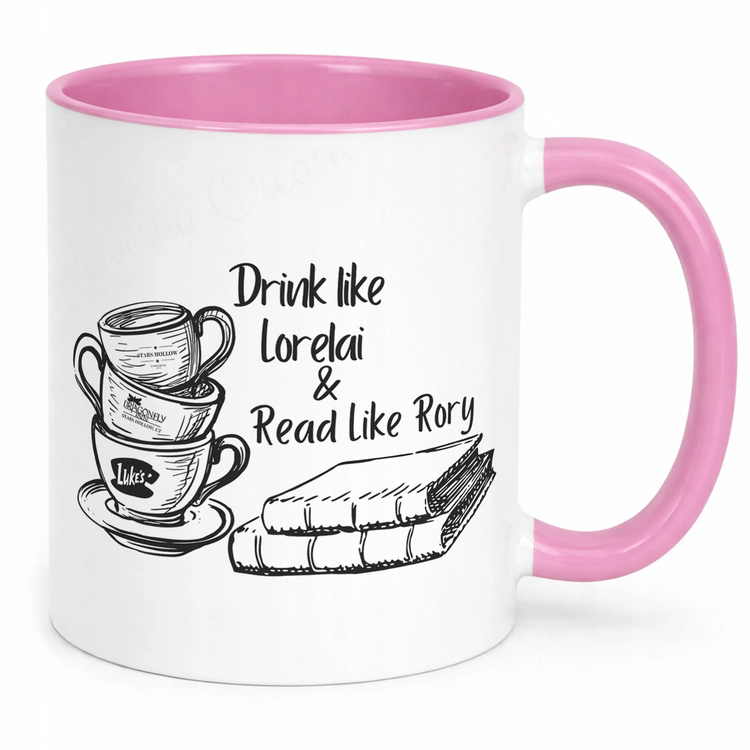 Kubek Różowy Gilmore Girls Dla Fanów Serialu Rory Lorelai