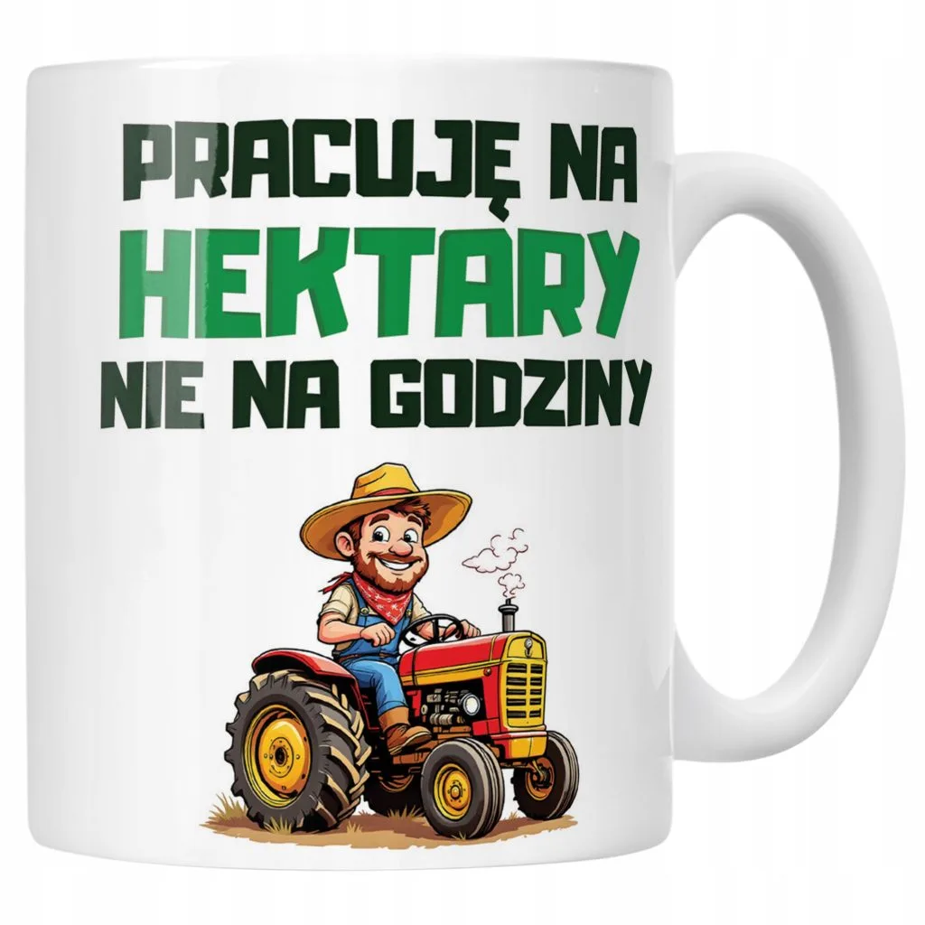 Kubek ceramiczny Rolnik Dla Rolnika Traktor Zabawny Prezent Upominek