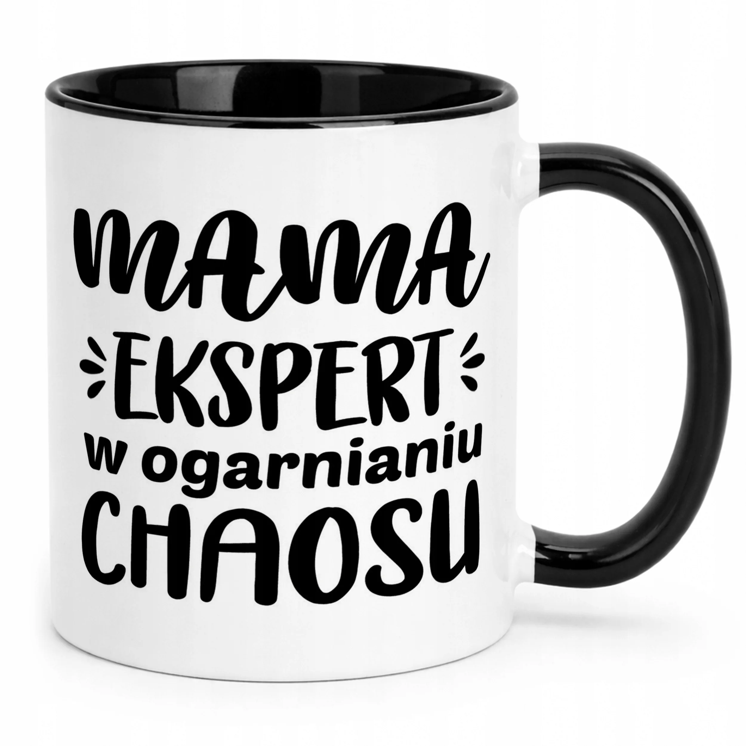 Kubek Czarny Dzień Matki Dla Mamy Prezent Ekspert W Ogarnianiu Chaosu