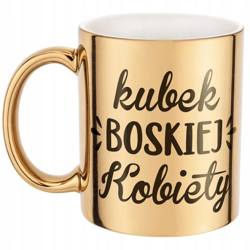 Złoty Kubek Dzień Kobiet Kubek Boskiej Kobiety Prezent