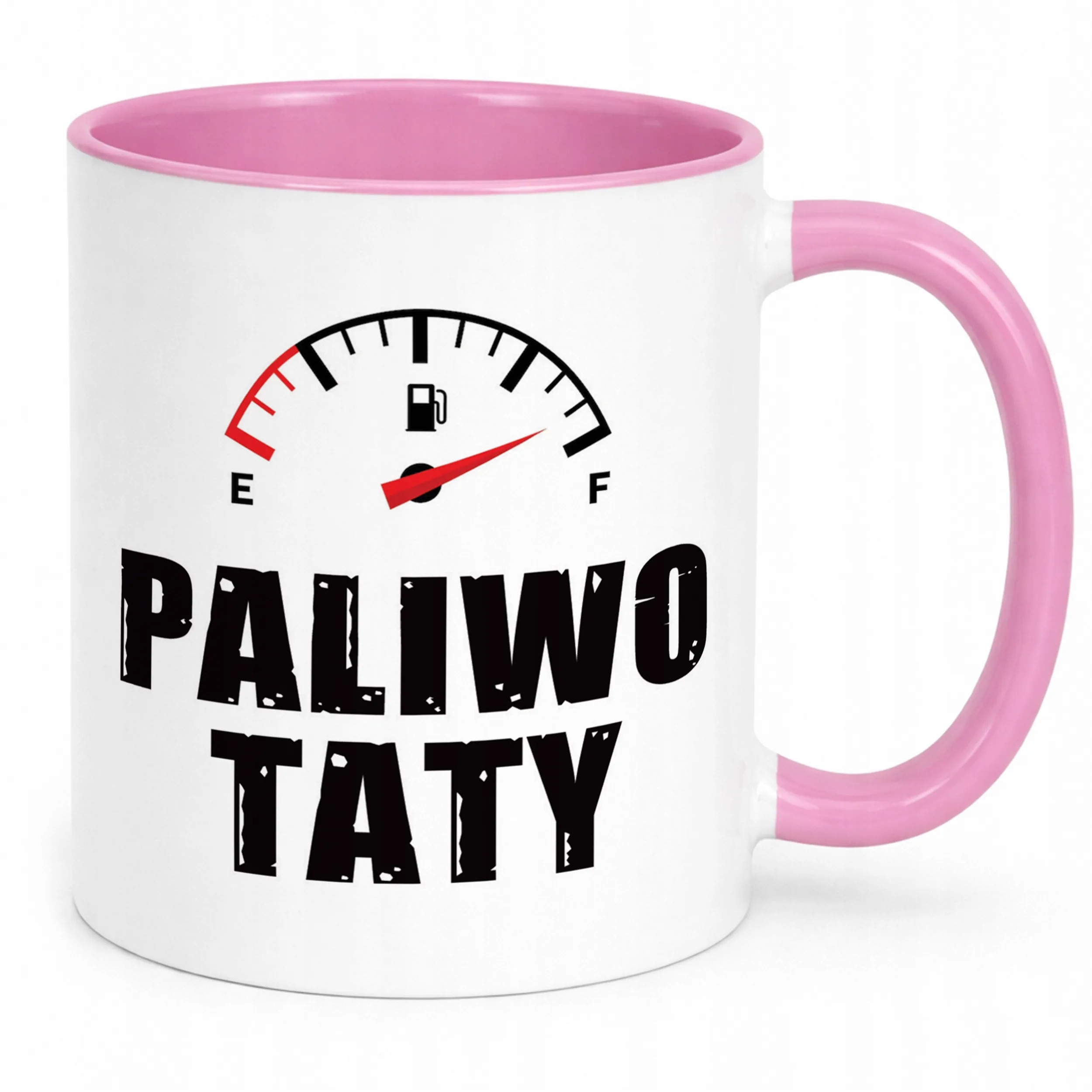 Kubek Różowy Dzień Ojca Dla Taty Paliwo Taty Prezent