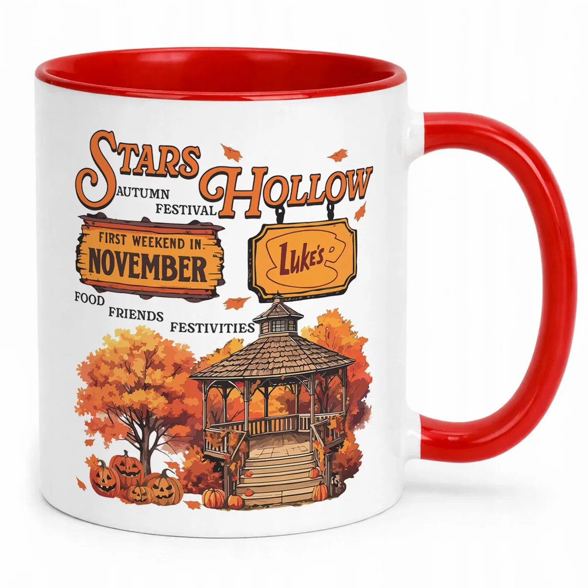 Kubek Czerwony Gilmore Girls Dla Fanów Serialu Stars Hollow