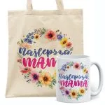 Zestaw Kubek + Torba Dzień Matki Dla Mamy Prezent Upominek