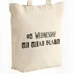 Torba bawełniana premium na zakupy Nevermore Wednesday Dla Fanów