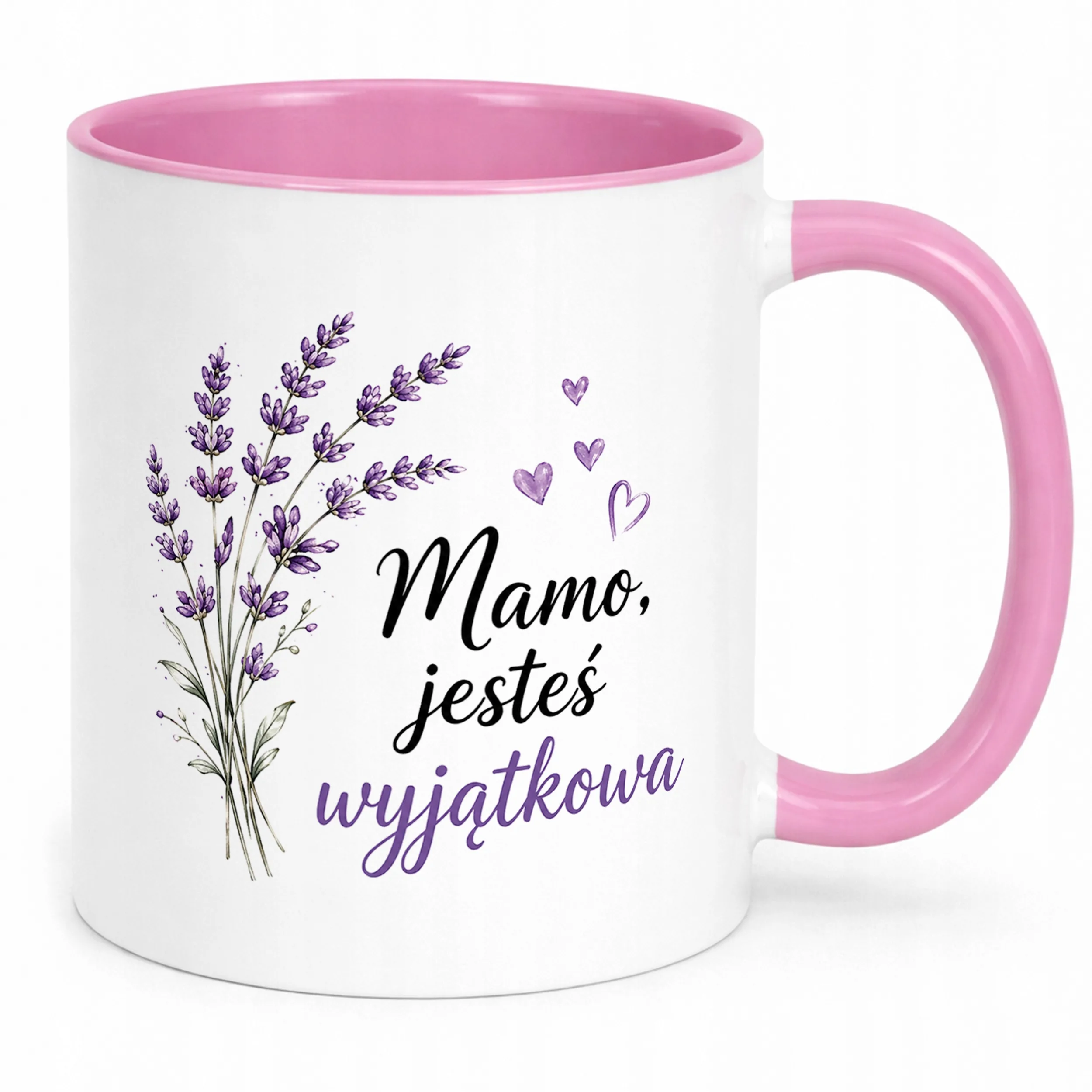 Prezent na Dzień Matki kubek różowy dla mamy wyjątkowy prezent dla mamy