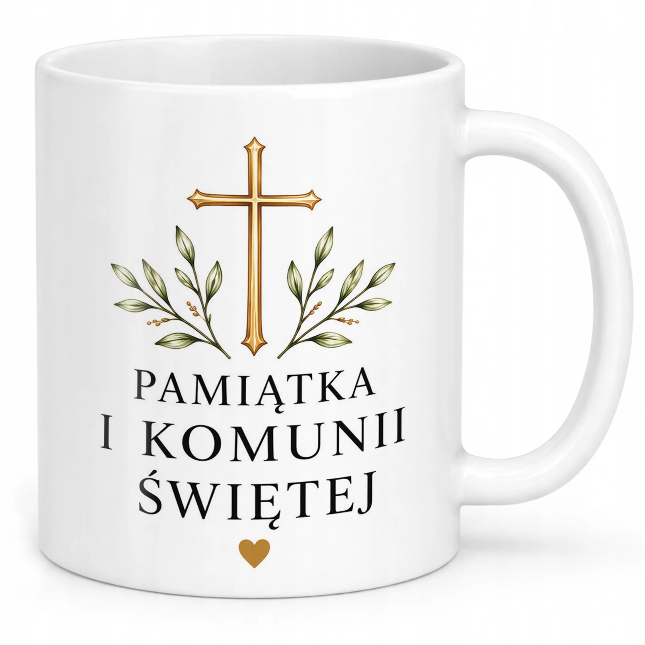 Kubek ceramiczny Pierwsza Komunia pamiątka dla gości przyjęcia